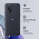 ⁦اتش ام دي هاتف ذكي XR21 5G | اندرويد 12 | هاتف ذكي متين غير مقفل | ثنائي شرائح الاتصال | اصدار امريكي | 6/128GB | شاشة 6.49 انش | كاميرا مزدوجة 64MP | اسود ميدنايت⁩ - الصورة ⁦5⁩