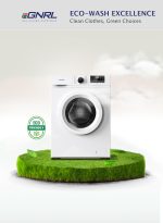 ⁦غسالة تحميل امامي من ايجنرل، بمحرك عاكس بي ال دي سي، ضمان 10 سنوات، 1200 دورة في الدقيقة، 16 برنامج، غسالة اوتوماتيكية بالكامل مع تحكم رقمي ومقبض شاشة LED وزر تحكم⁩ - الصورة ⁦8⁩