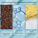 ⁦هايفين كمامة تبريد للوجه من ايس دانك مع 31% منشطات تبريد للبشرة | 3% كافيين لشد البشرة وإزالة النفخة وتقليل المسام | علاج بالكولاجين بوست كريو للبشرة المتوهجة - 50 غرام⁩ - الصورة ⁦7⁩