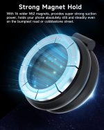 ⁦حامل هاتف تيسلا - حامل هاتف ماج سيف للسيارة من تيسلا، حامل هاتف مغناطيسي مخفي قابل للطي مناسب لسلسلة ايفون 14 13 12 وجميع الموبايلات⁩ - الصورة ⁦7⁩