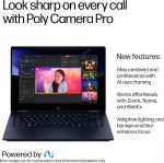 ⁦HP لابتوب اومني بوك اكس فليب 2 في 1 كوبايلوت+، انتل الترا 7-256 فولت، 16 جيجا LPDDR5x RAM، 1 تيرابايت PCIe SSD، شاشة لمس 14 انش 2K (1920x1200)، انتل ارك 140 فولت، كيبورد باضاءة خلفية، W11 برو، ازرق⁩ - الصورة ⁦2⁩