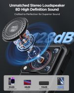 ⁦اوكتيل جوال WP36 متين غير مقفل 2024-10600mAh، جوال 16GB+128GB، شاشة 6.55 انش، مكبر صوت 128 ديسيبل، كاميرا 13MP 4G ثنائي شرائح الاتصال، اندرويد 13، مقاوم للماء، NFC/OTG/GPS/T-Mobile⁩ - الصورة ⁦4⁩