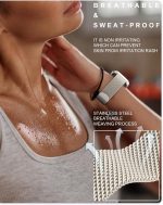 ⁦حلقة ميلانو من الستانلس ستيل متوافقة مع سوار ساعة ابل 38 ملم 40 ملم 41 ملم 42 ملم 44 ملم 45 ملم 49 ملم، سوار بديل لساعة اي ووتش سلسلة 9، الترا 2، اس اي، الترا، 8 7 6 5 4 3 2 1⁩ - الصورة ⁦2⁩