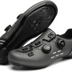 حذاء ركوب الدراجات من فورس روت للرجال والنساء - حذاء ركوب الدراجات على الطرق والجبال، خفيف الوزن، جيد التهوية، مع خطوط عاكسة