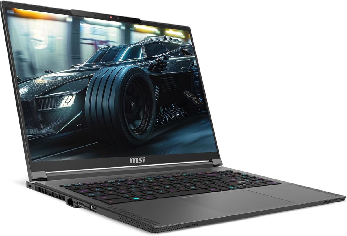 ⁦MSI لابتوب العاب ايه 16 ايه اي بلس من كريتور، AMD رايزن AI 9-365، 32GB LPDDR5x RAM، 4TB PCIe SSD، شاشة 16 انش QHD+ (2560x1600)، انفيديا جي فورس RTX 4060، كيبورد RGB لكل مفتاح، W11 برو، رمادي قمري⁩ - الصورة ⁦6⁩