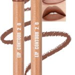 محدد شفايف مكياج ايريناد قلم شفاه طويل الامد ومقاوم للماء، قلم شفاه بلمسة شبه مطفية، الوان مكثفة، شفاه ممتلئة، بدون عطر، كحول، بدون مكياج طبيعي، قلم تحديد#01،