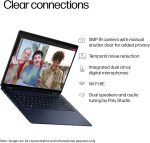 ⁦HP لابتوب اومني بوك اكس فليب 2 في 1 كوبايلوت+، انتل الترا 7-256 فولت، 16 جيجا LPDDR5x RAM، 1 تيرابايت PCIe SSD، شاشة لمس 14 انش 2K (1920x1200)، انتل ارك 140 فولت، كيبورد باضاءة خلفية، W11 برو، ازرق⁩ - الصورة ⁦4⁩