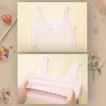 ⁦حمالة صدر للتدريب للبنات 8-14 سنة من فيلسكين، حمالة صدر رياضية بدون خياطة بظهر متقاطع بدون خياطة، حمالة صدر مريحة بدون خياطة⁩ - الصورة ⁦2⁩