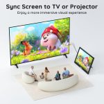 ⁦بويفون تلفزيون محمول 15.6 انش مع هوائي، مشغل دي في دي مدمج، بطارية 5000mAh، يدعم مدخل HDMI/USB/TF/AV وتنسيقات اقراص متعددة، مجموعة دي في دي صغيرة للتخييم والفناء والمطبخ ار في، اسود⁩ - الصورة ⁦7⁩