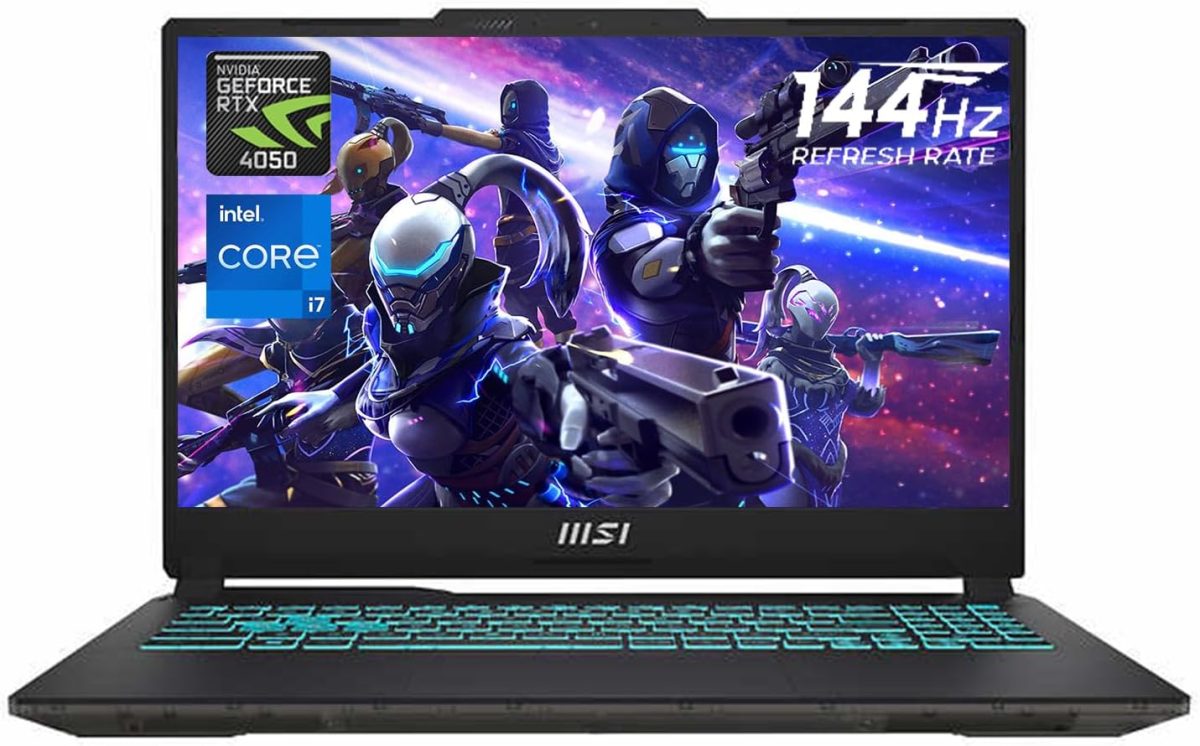 MSI لابتوب العاب سايبورغ 15 بشاشة 15.6 انش FHD 144Hz ومعالج انتل كور i7-13620H الجيل 13 وانفيديا جيفورس RTX 4050 و32GB DDR5 RAM و1TB PCIe SSD وكاميرا ويب وكيبورد باضاءة خلفية وواي فاي 6 وويندوز 11 هوم