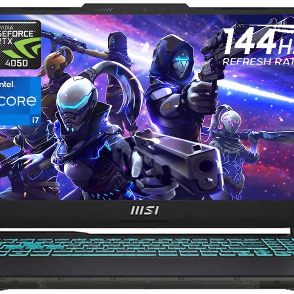 MSI لابتوب العاب سايبورغ 15 بشاشة 15.6 انش FHD 144Hz ومعالج انتل كور i7-13620H الجيل 13 وانفيديا جيفورس RTX 4050 و32GB DDR5 RAM و1TB PCIe SSD وكاميرا ويب وكيبورد باضاءة خلفية وواي فاي 6 وويندوز 11 هوم