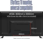 ⁦وستنجهاوس تلفزيون روكو من ايدجليس - تلفزيون ذكي 55 بوصة، 4K LED UHD مع HDR 10، اتصال واي فاي وتطبيق جوال، شاشة مسطحة متوافق مع مجموعة ابل هوم واليكسا ومساعد جوجل⁩ - الصورة ⁦9⁩