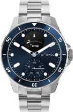 ويثينغز ساعة ذكية هايبرد من سكان ووتش، لون ازرق نوفا