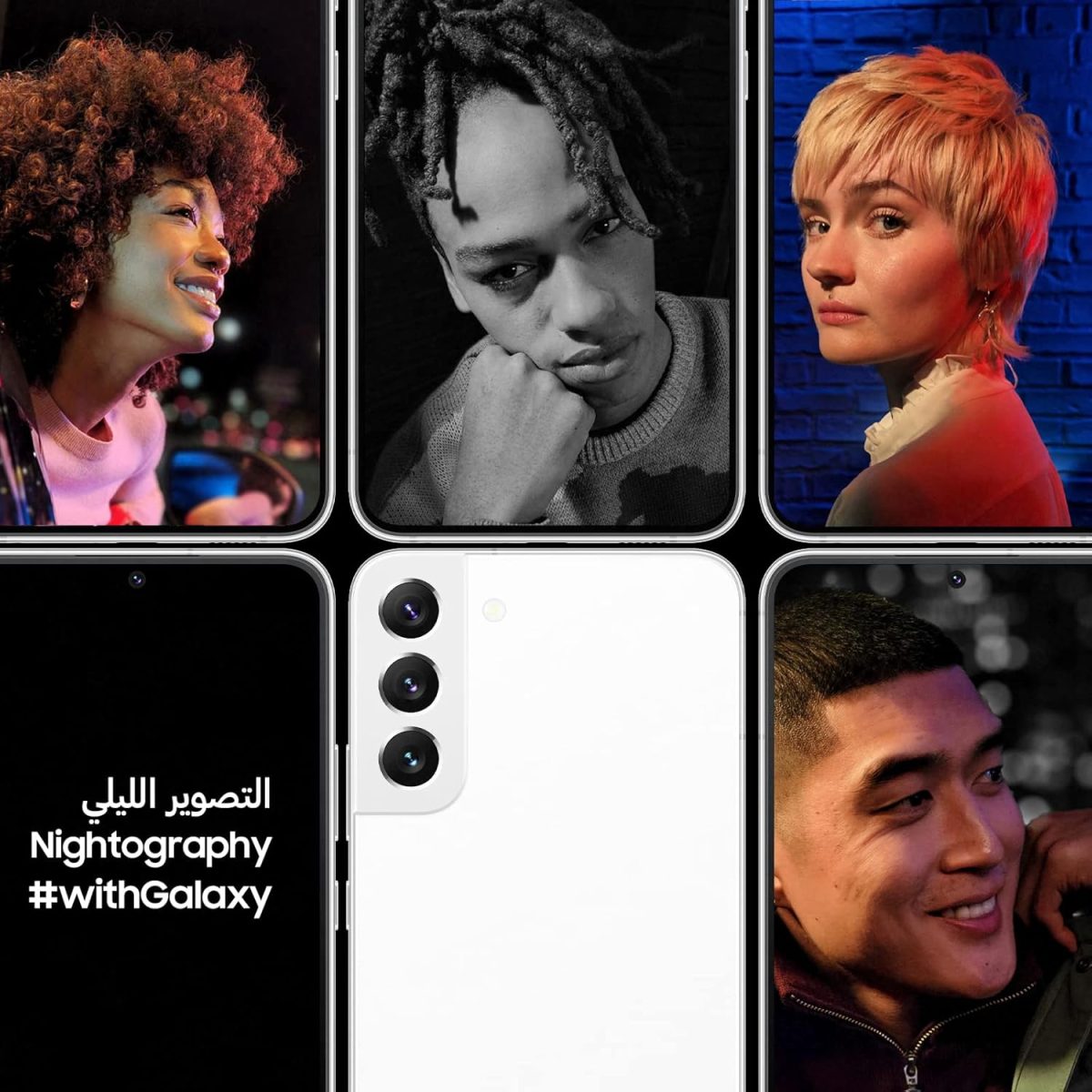 ⁦سامسونج جوال جالكسي اس 22 الجيل الخامس 5G 256GB شريحة اتصال واحدة بنظام اندرويد لون ابيض فانتوم (مجدد)⁩ - الصورة ⁦4⁩