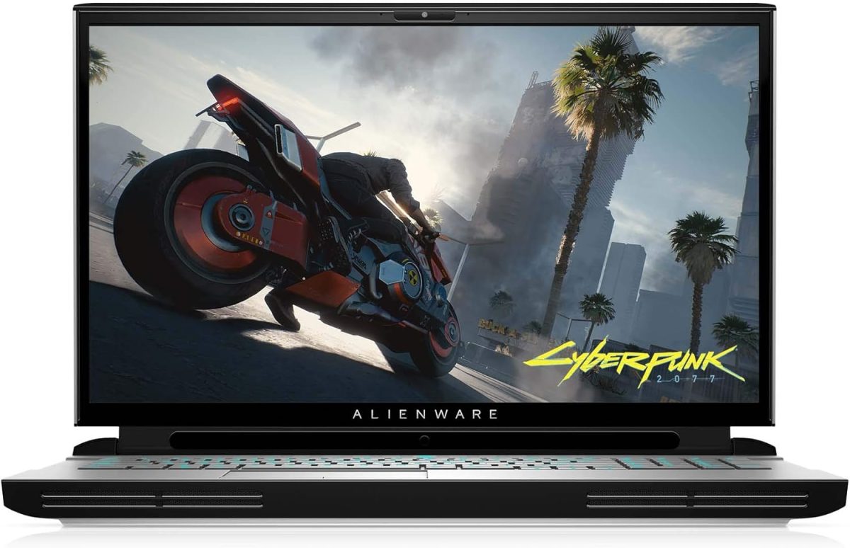 ⁦الينوير لابتوب العاب 51M من نيو ايريا، شاشة 17.3 انش 300hz 3ms FHD، انتل كور i7-10700K، نفيديا جيفورس RTX 2070 سوبر 8GB GDDR6، 1TB SSD، 16GB RAM، ضوء القمر (AWARR2-7323WHT-PUS)⁩ - الصورة ⁦3⁩