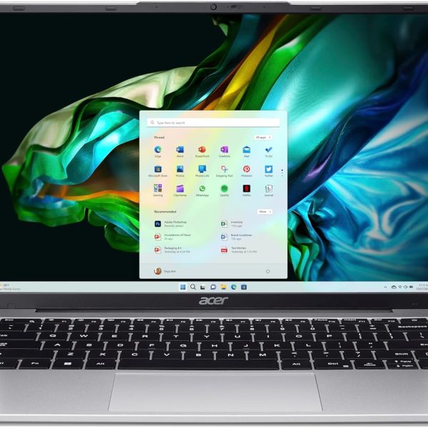 ايسر لاب توب اسباير لايت AL14 الجيل 13 انتل كور i5-1334U 10 نواة حتى 4.6GHz/8GB DDR5 RAM/512GB SSD/بطاقة رسومات انتل ايرس XE/شاشة 14 انش WUXGA IPS سليميميد/ويندوز 11 هوم/واي فاي-6/فضي نقي