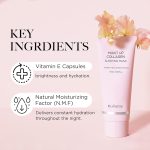 ⁦اليشاكوي قناع نوم بالكولاجين من مويست اب - قناع وجه للنوم طوال الليل - كريم جل مرطب للوجه مع فيتامين E والنياسيناميد - مرطب ومضاد للشيخوخة والعناية بالاشراق - 1.69 اونصة سائلة⁩ - الصورة ⁦4⁩