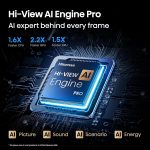 ⁦هايسينس تلفزيون ذكي 55 بوصة فئة U8 صغير LED ULED 4K UHD جوجل (55U8QG، موديل 2025) - QLED، اصلي 165Hz، VRR 288، حتى LD5600، 5000 وحدة مضيئة في البكسل، HDR10+، دولبي فيجن اي كيو اتموس، اي ماكس محسن، صوت⁩ - الصورة ⁦12⁩