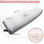 ⁦كاستويف قفاز بخار واقي مقاوم للحرارة مع حلقة اصبع للملابس، لوح الكي ولوح مكواة البخار، لوح كي محمول باليد، رف كي لطاولة الكي (رمادي)⁩ - الصورة ⁦5⁩