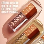 ⁦مايبيلين نيويورك هايلايتر سائل جلو من صن كيسر - 21 اول ستار، تركيبة قابلة للبناء وتذوب الى البشرة مع دايموند داست لتوهج مشع⁩ - الصورة ⁦7⁩