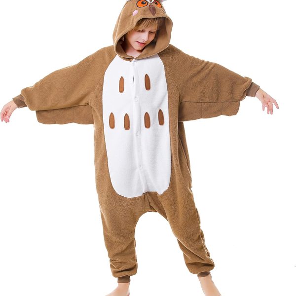 كاناسور بيجامات من قطعة واحدة للاطفال من الجنسين بتصميم انيمي للهالوين للبنات والاولاد بعمر 4 سنوات من قطعة واحدة لحفلات الكريسماس والحفلات التنكرية