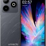 اننيكتو بولت 10 | ثنائي شرائح الاتصال | هاتف ذكي غير مقفل | اندرويد 14 | بطارية يومين | ان اف سي | شاشة 6.55 انش HD+ | 4GB + 8GB VRAM | تخزين 128GB | كاميرا مزدوجة 16MP | بصمة الاصبع | فحمي