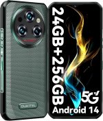هاتف ذكي WP35 5G متين 11000mAh 24GB+256GB اندرويد 14 64 ميجابكسل ان اف سي