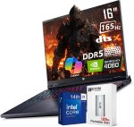ايسر لابتوب العاب بريداتور هيليوس نيو 16، شاشة 16 انش 165Hz WUXGA ومعالج كور i9-14900HX(5.80GHz)، جيفورس RTX 4060، كيبورد باضاءة خلفية RGB، لابتوب كوبايلوت بالذكاء الاصطناعي، ويندوز 11 هوم، اسود (16GB