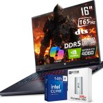 ايسر لابتوب العاب بريداتور هيليوس نيو 16، شاشة 16 انش 165Hz WUXGA ومعالج كور i9-14900HX(5.80GHz)، جيفورس RTX 4060، كيبورد باضاءة خلفية RGB، لابتوب كوبايلوت بالذكاء الاصطناعي، ويندوز 11 هوم، اسود (16GB