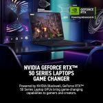 ⁦MSI لابتوب رايدر 18 HX AI 18 انش 120Hz UHD+ للالعاب، انتل كور U9-285HX، انفيديا جيفورس RTX 5080، 64GB DDR5، 4TB NVMe SSD، ثاندربولت 5، واي فاي 7، ويندوز 11 هوم، اسود A2XWIG-014US⁩ - الصورة ⁦4⁩