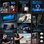 ⁦جوال صلب اصلي من هوت ويف هايبر 7 برو 5G، 36GB + 256GB/2TB اندرويد 14، شاشة 6.6 انش FHD+ 2K، بطارية 10800mAh، كاميرا 200MP + 32MP، ثماني النواة، شريحتين اتصال، ان اف سي، او تي جي، 120 هرتز، 33 واط⁩ - الصورة ⁦5⁩