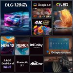 ⁦سي اتش اي كيو تلفزيون 85 بوصة 4K QLED U85QM9S، تلفزيون جوجل الذكي الرسمي، HDR10، دولبي فيجن، دولبي اتموس، MEMC، تحديث 120Hz، HDMI 2.1، بلوتوث 5.1، VRR، ALLM، بدون حواف معدنية، شاشة متعددة⁩ - الصورة ⁦5⁩