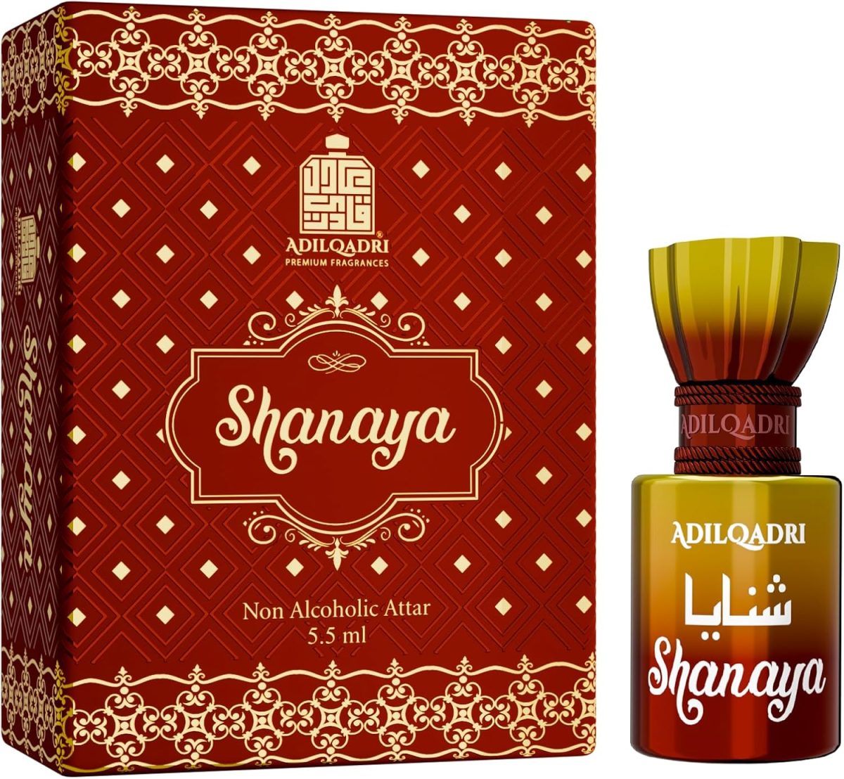 ⁦عطر شانايا فاخر للجنسين خال من الكحول بنسبة 100% ويدوم طويلا من عادل قادري، عطر طبيعي مقطر (6 مل)⁩ - الصورة ⁦2⁩
