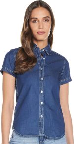 قميص بقصة عادية للنساء من ستايلفيل.ان