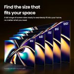 ⁦هايسينس تلفزيون ذكي 55 بوصة فئة U8 صغير LED ULED 4K UHD جوجل (55U8QG، موديل 2025) - QLED، اصلي 165Hz، VRR 288، حتى LD5600، 5000 وحدة مضيئة في البكسل، HDR10+، دولبي فيجن اي كيو اتموس، اي ماكس محسن، صوت⁩ - الصورة ⁦20⁩