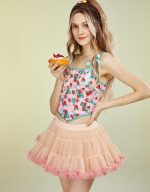 ⁦ميكوتاكو ستروبيري شورت كيك بوستير توب تانك كورسيه الفراولة النعناع كوكي Y2k⁩ - الصورة ⁦2⁩