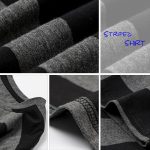 ⁦تي شيرت مخطط هاراجوكو للنساء، ملابس الجرونج القوطي Y2K، بلايز طويلة الاكمام قمصان كبيرة الحجم⁩ - الصورة ⁦5⁩