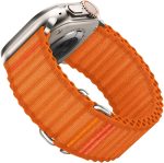 سوار رياضي من سويت بيست متوافق مع ساعة ابل الترا 49 ملم 46 ملم 45 ملم 44 ملم 42 ملم للرجال والنساء، سوار حلقي نايلون قابل للتمدد قابل للتعديل مع خطاف على شكل حرف S لساعة اي ووتش الترا اس اي سلسلة 10 9