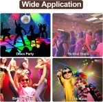 ⁦زي ديسكو للاولاد من السبعينيات - قميص باكمام قصيرة مزين بالترتر وقلادة ذهبية ونظارات شمسية غير تقليدية - زي حفلات رترو⁩ - الصورة ⁦9⁩