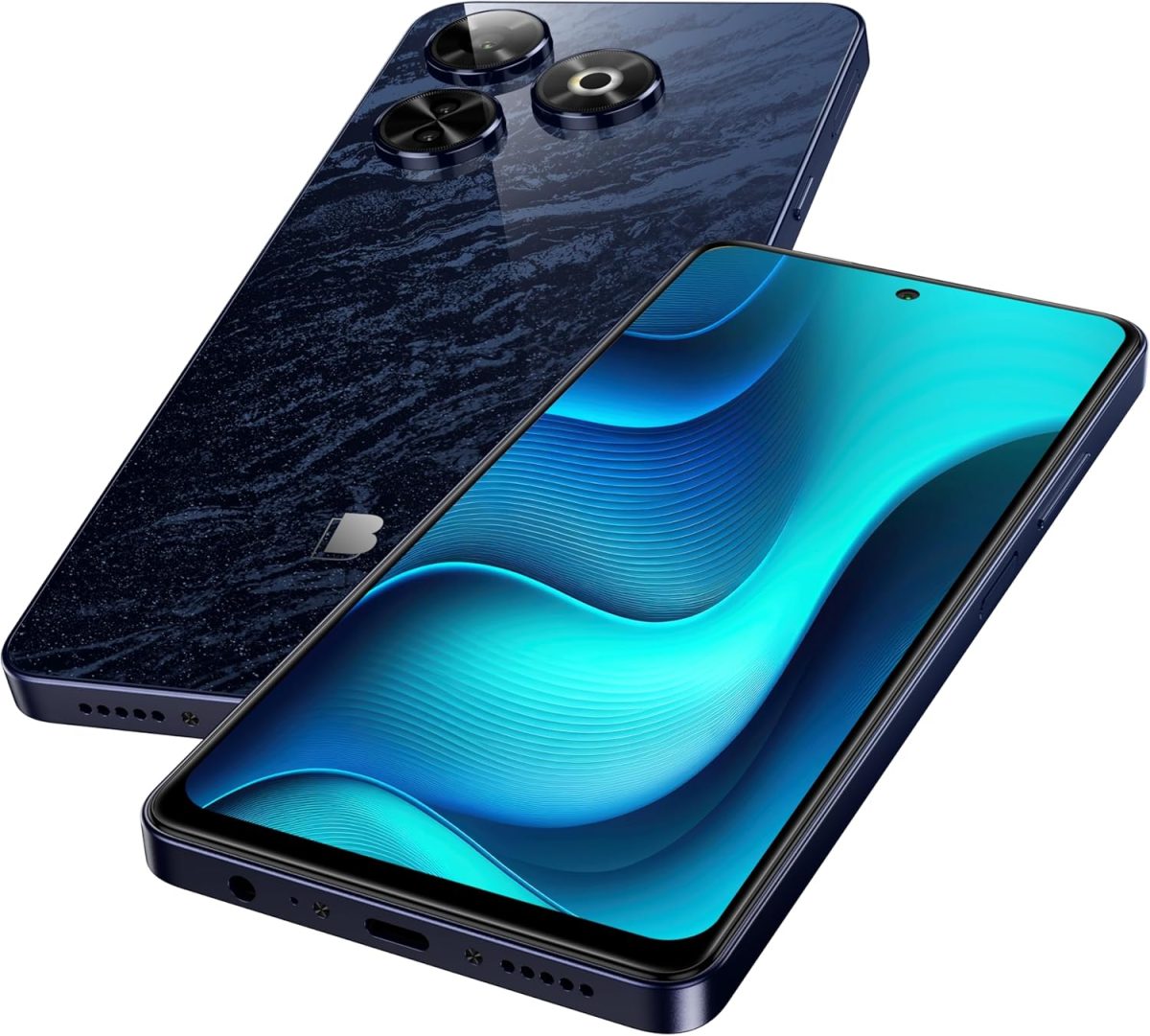 ⁦بلو G84 | 2024 | بطارية 3 ايام | غير مقفلة | شاشة 6.8 انش FHD+ انفينيتي دوت | 256GB | كاميرا ثلاثية 50MP | ان اف سي | اصدار امريكي | ضمان امريكي | ازرق⁩ - الصورة ⁦4⁩