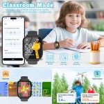 ⁦4G Children's Smartwatch, Children's Smartwatch with GPS and Phone, Video Calls, Voice Chat, SOS, School Mode, Alarm Clock, Games, Pedometer, Smart Watch Boys Girls 5 to 16 Years Gift, Black⁩ - الصورة ⁦6⁩
