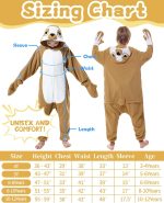 ⁦كاناسور بيجامات من قطعة واحدة للاطفال من الجنسين بتصميم انيمي للهالوين للبنات والاولاد بعمر 4 سنوات من قطعة واحدة لحفلات الكريسماس والحفلات التنكرية⁩ - الصورة ⁦4⁩