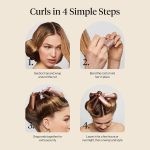 ⁦كيتش اداة تجعيد الشعر جامبو بدون حرارة - قضبان مرنة مغطاة بالساتان للشعر الطويل والقصير | تجعيد الشعر للنوم | بدون تجعيد حراري لجميع انواع الشعر، خشب الورد⁩ - الصورة ⁦3⁩