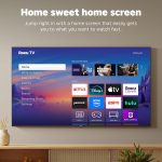⁦روكو تلفزيون ذكي 2025 - 43 بوصة سلسلة مختارة، تلفزيون 4K HDR - روكو تي في مع جهاز تحكم صوتي محسن - تلفزيون LED بشاشة مسطحة مع واي فاي لبث الأخبار المحلية المباشرة والرياضة والترفيه العائلي⁩ - الصورة ⁦7⁩