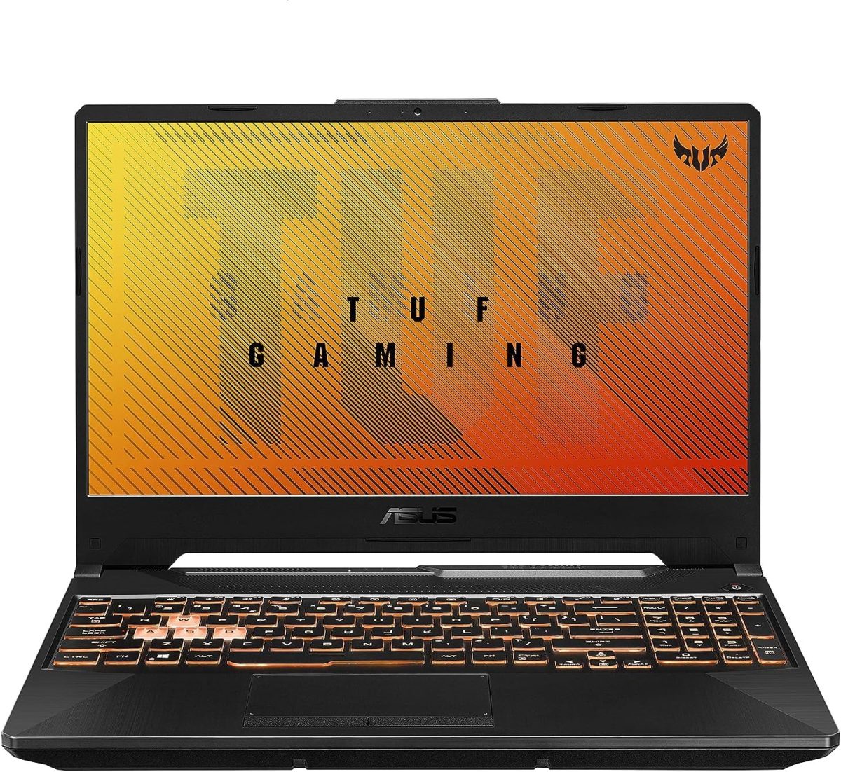 اسس لابتوب العاب تي يو اف A15، شاشة 15.6 انش 144Hz FHD نوع IPS، AMD رايزن 5 4600H، جيفورس GTX 1650، 8GB DDR4، 512GB PCIe SSD، كيبورد RGB، ويندوز 10 هوم، اسود، FA506IH-AS53