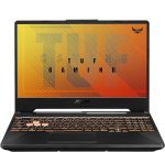 اسس لابتوب العاب تي يو اف A15، شاشة 15.6 انش 144Hz FHD نوع IPS، AMD رايزن 5 4600H، جيفورس GTX 1650، 8GB DDR4، 512GB PCIe SSD، كيبورد RGB، ويندوز 10 هوم، اسود، FA506IH-AS53
