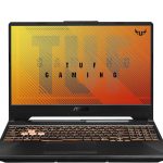 اسس لابتوب العاب تي يو اف A15، شاشة 15.6 انش 144Hz FHD نوع IPS، AMD رايزن 5 4600H، جيفورس GTX 1650، 8GB DDR4، 512GB PCIe SSD، كيبورد RGB، ويندوز 10 هوم، اسود، FA506IH-AS53