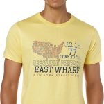 دنيكلو تيشيرت مطبوع برقبة دائرية للرجال