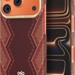 رابتيك جراب اراميد لموبايل ايفون 17 برو ماكس [متوافق مع ماج سيف] غطاء رفيع للغاية 1500D من الياف الاراميد - ثعبان