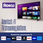 ⁦وستنجهاوس تلفزيون روكو من ايدجليس - تلفزيون ذكي 55 بوصة، 4K LED UHD مع HDR 10، اتصال واي فاي وتطبيق جوال، شاشة مسطحة متوافق مع مجموعة ابل هوم واليكسا ومساعد جوجل⁩ - الصورة ⁦3⁩